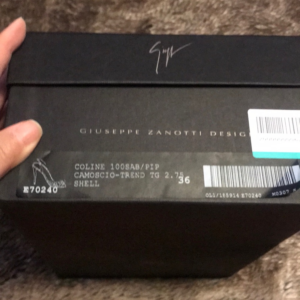 Giuseppe Zanotti peep toe slingback - Picture 9 of 14